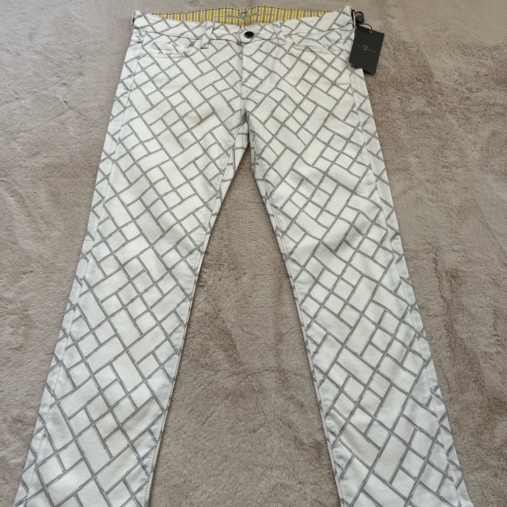 NWT 7 For All Mankind x Jonathan Adler Pants - Size 30